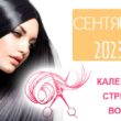 Календарь стрижки волос на сентябрь 2023 года